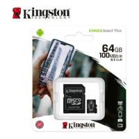 KINGSTON Canvas Select Plus 64GB U1,V10,Class 10,FHD 100MB/s,100MB/s microSDXC UHS-I HAFIZA KARTI+ADAPTÖRLÜ - 1